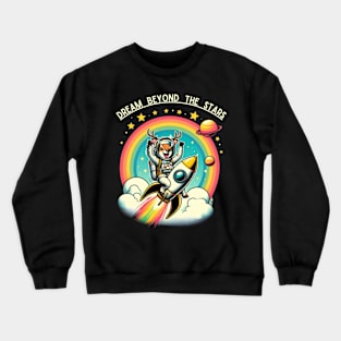 DREAM BEYOND THE STARS - INSPIRATIONAL QUOTES Crewneck Sweatshirt